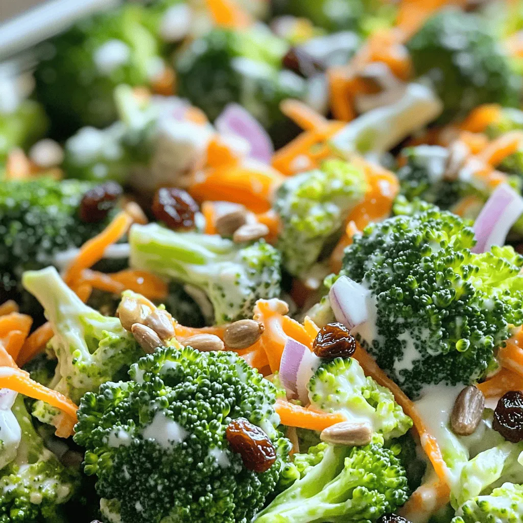 Classic Broccoli Salad Frisch und Gesund Zubereiten