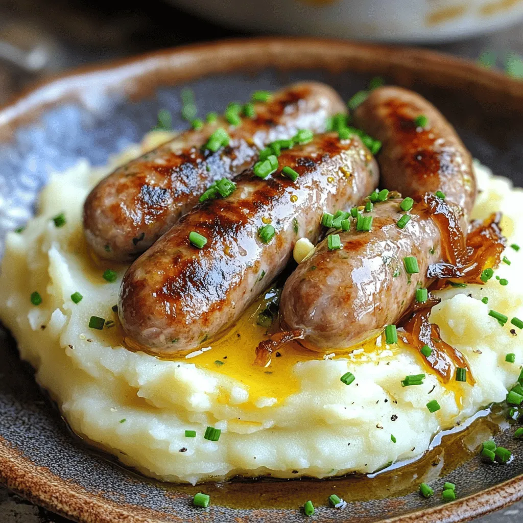 Bangers and Mash köstlich und einfach selber machen