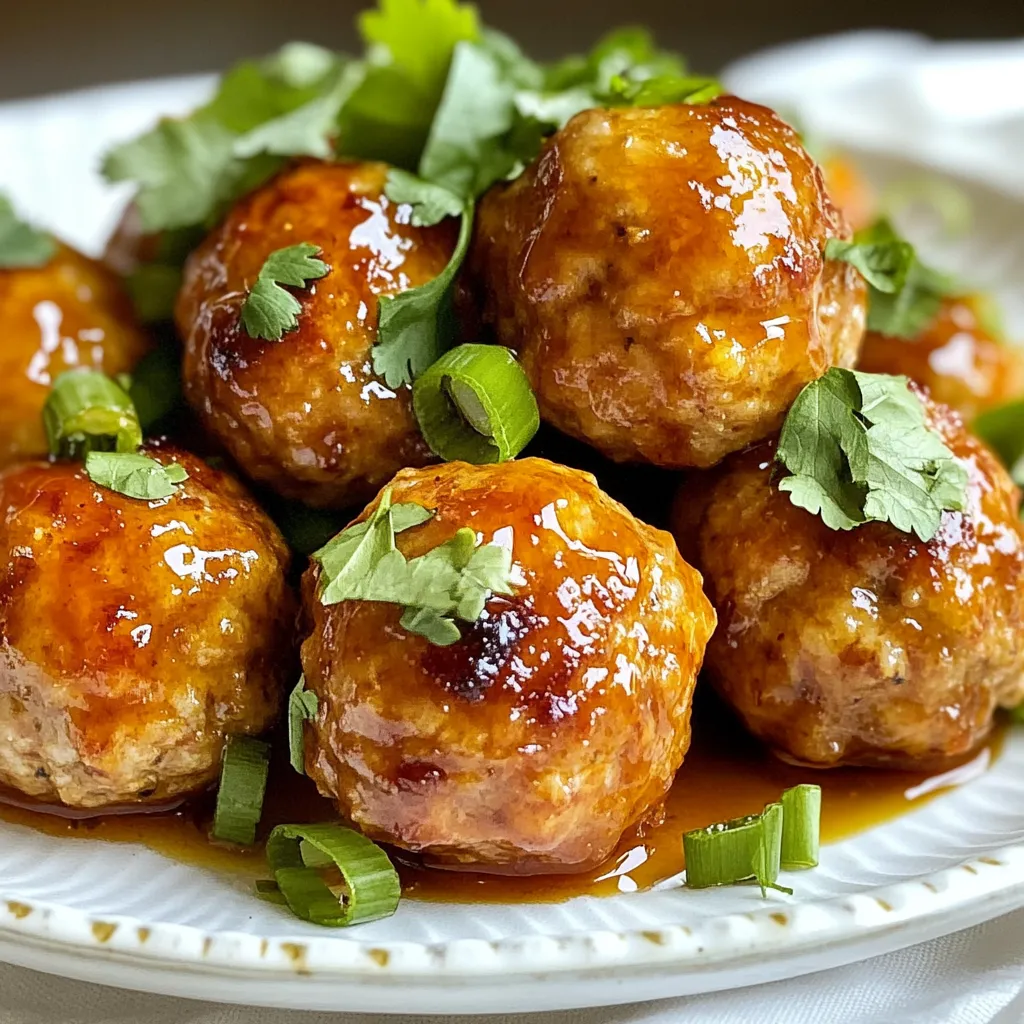 Honey Sriracha Turkey Meatballs lecker und einfach