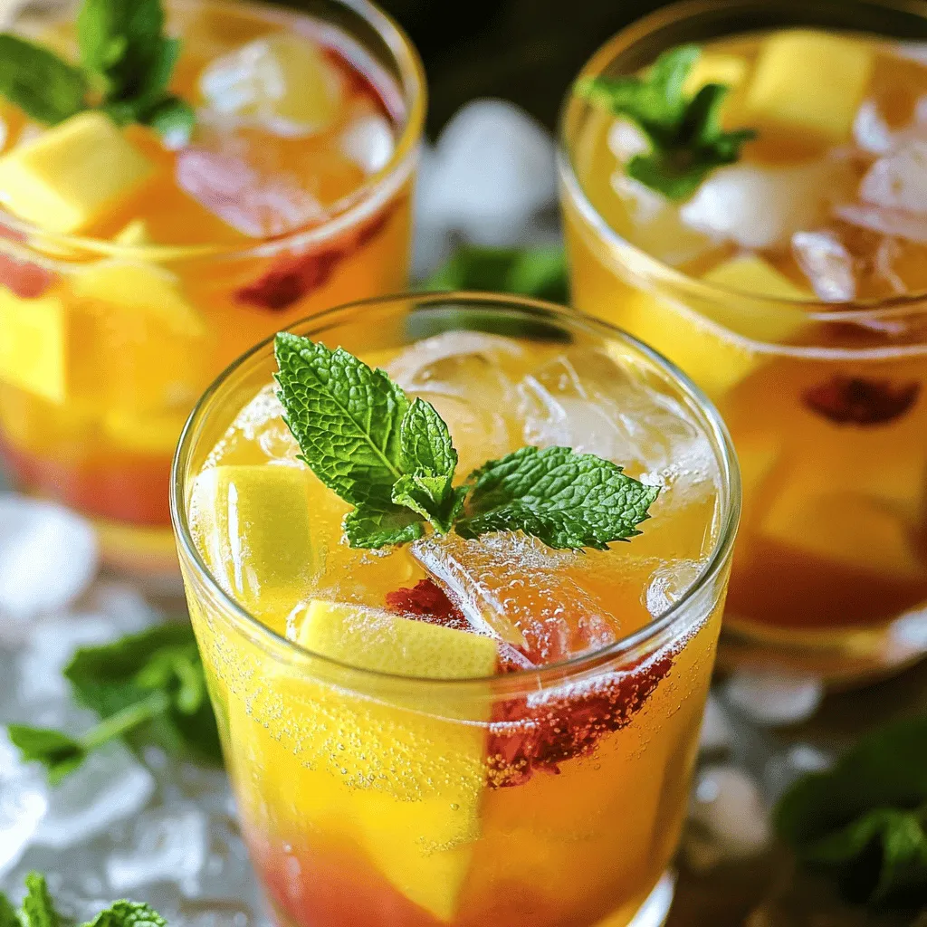 Farbwechselnde Limonade für kreative Partys zubereiten