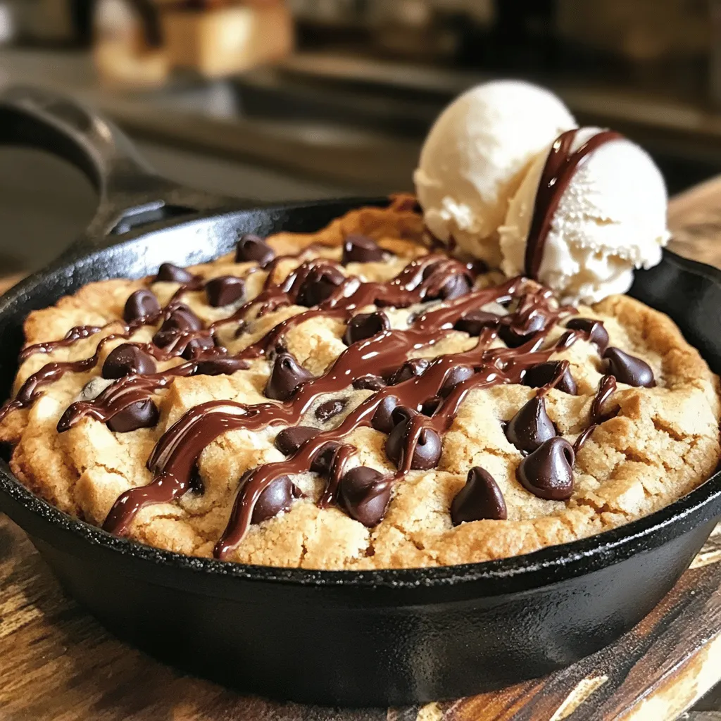 Air Fryer Chocolate Chip Cookie Skillet Leckeres Dessert