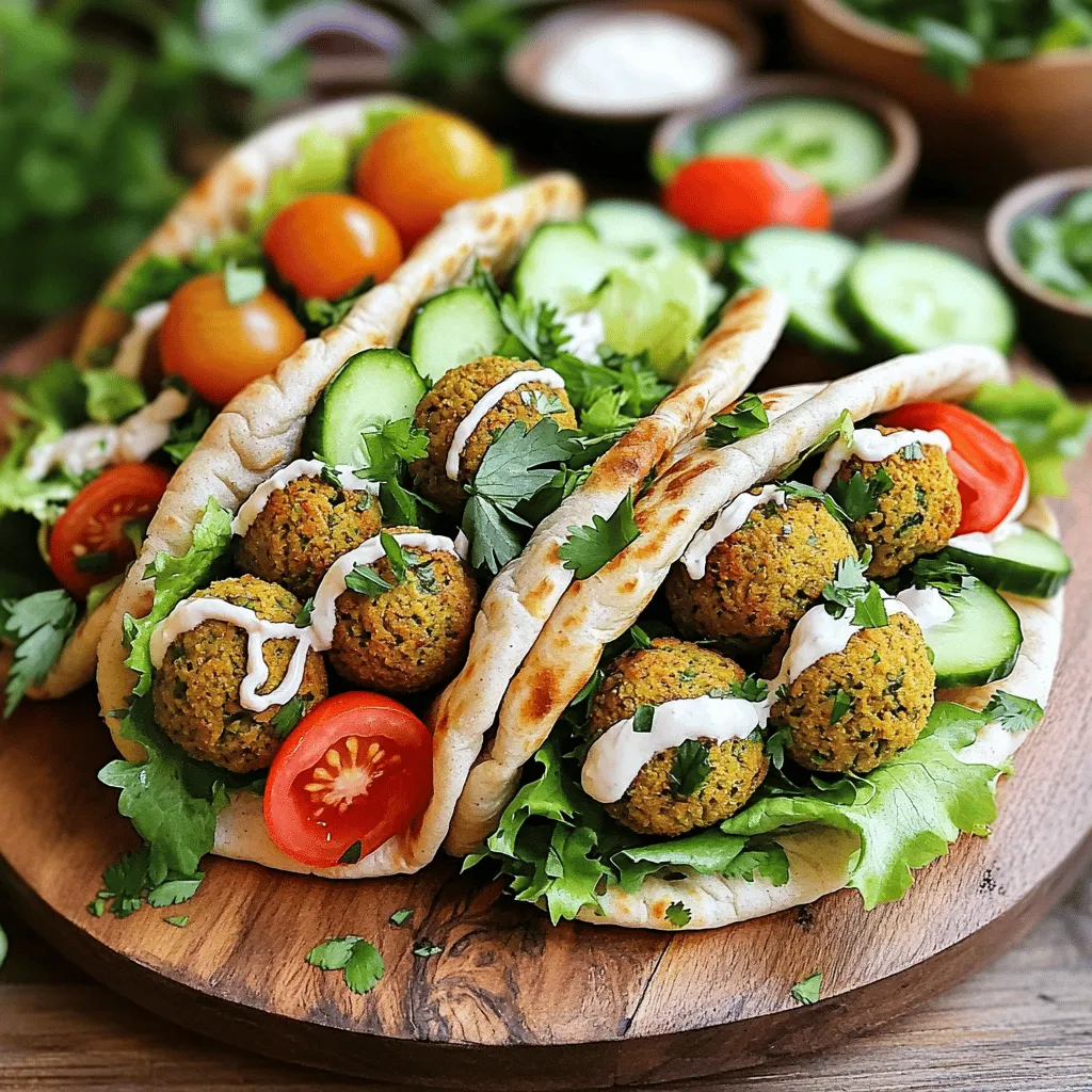 Air Fryer Crispy Falafel Pitas Einfaches und Leckeres Rezept