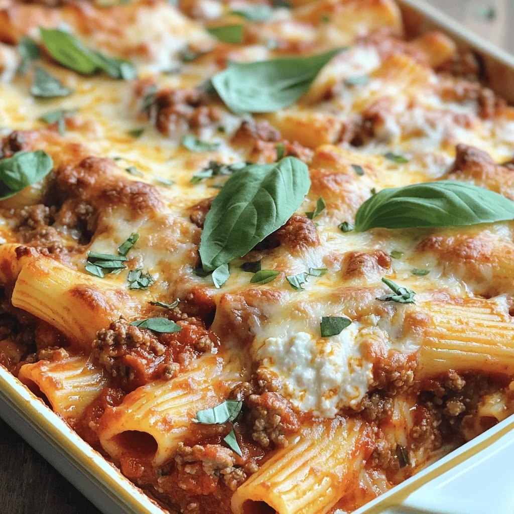 Einfaches Baked Ziti Schnelles und Leckeres Rezept