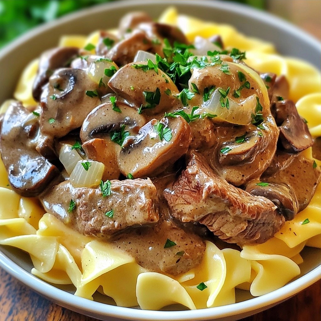 Savory Copycat Recipes Beef Stroganoff Einfaches Gericht