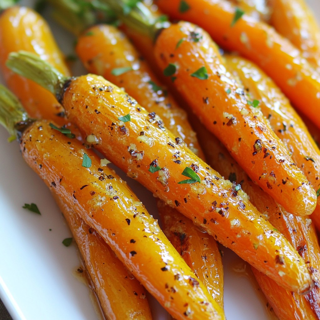 Honig-Knoblauch Röstkarotten köstlich zubereiten