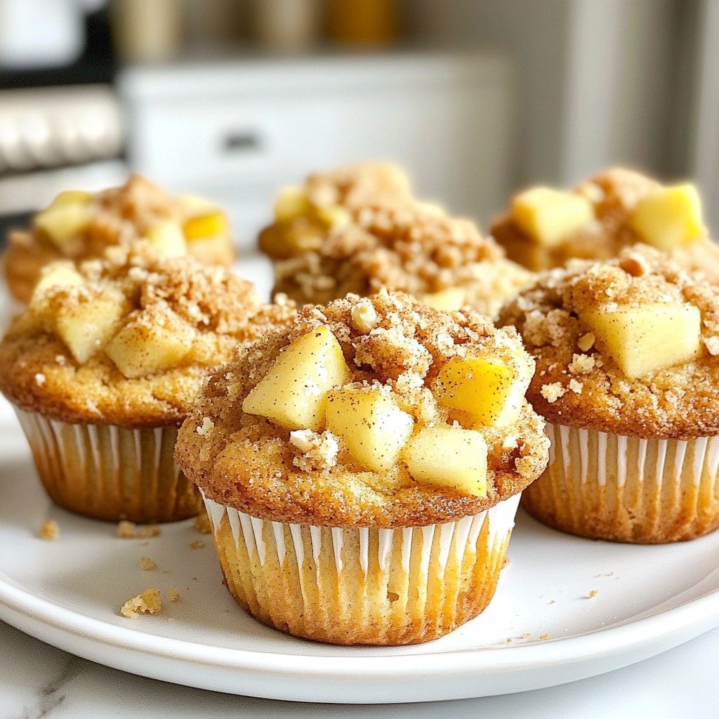 Cinnamon Apple Crumb Muffins Einfache und leckere Idee