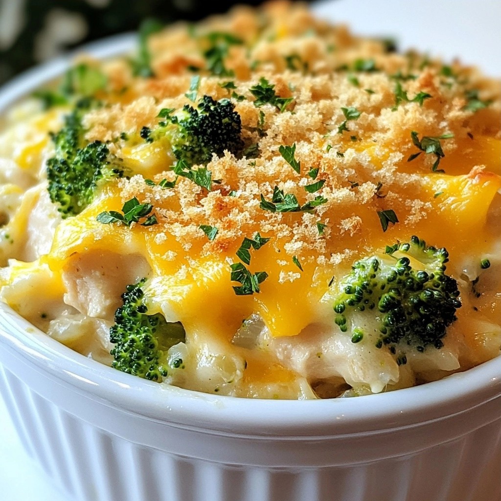 Herzhafte Copycat Rezepte Chicken und Broccoli Auflauf