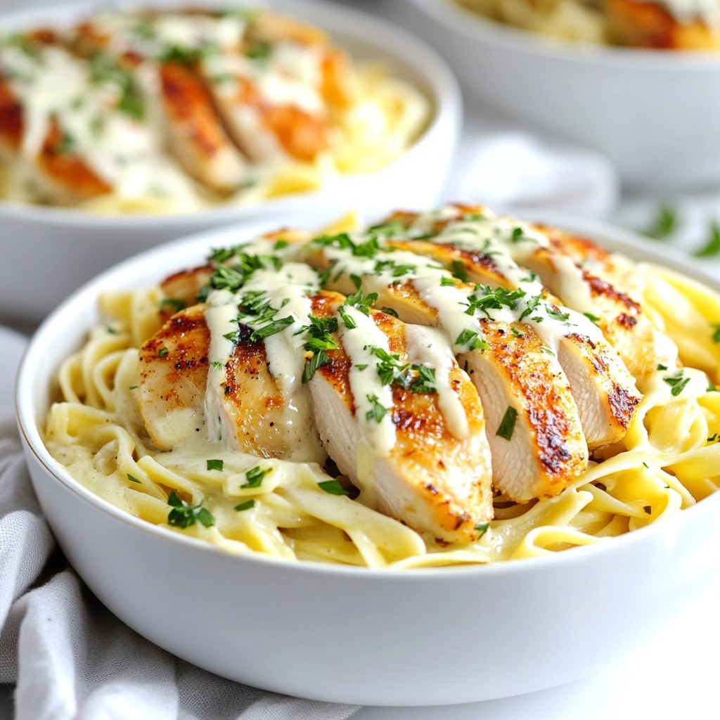 Creamy Olive Garden Copycat Chicken Alfredo Genuss