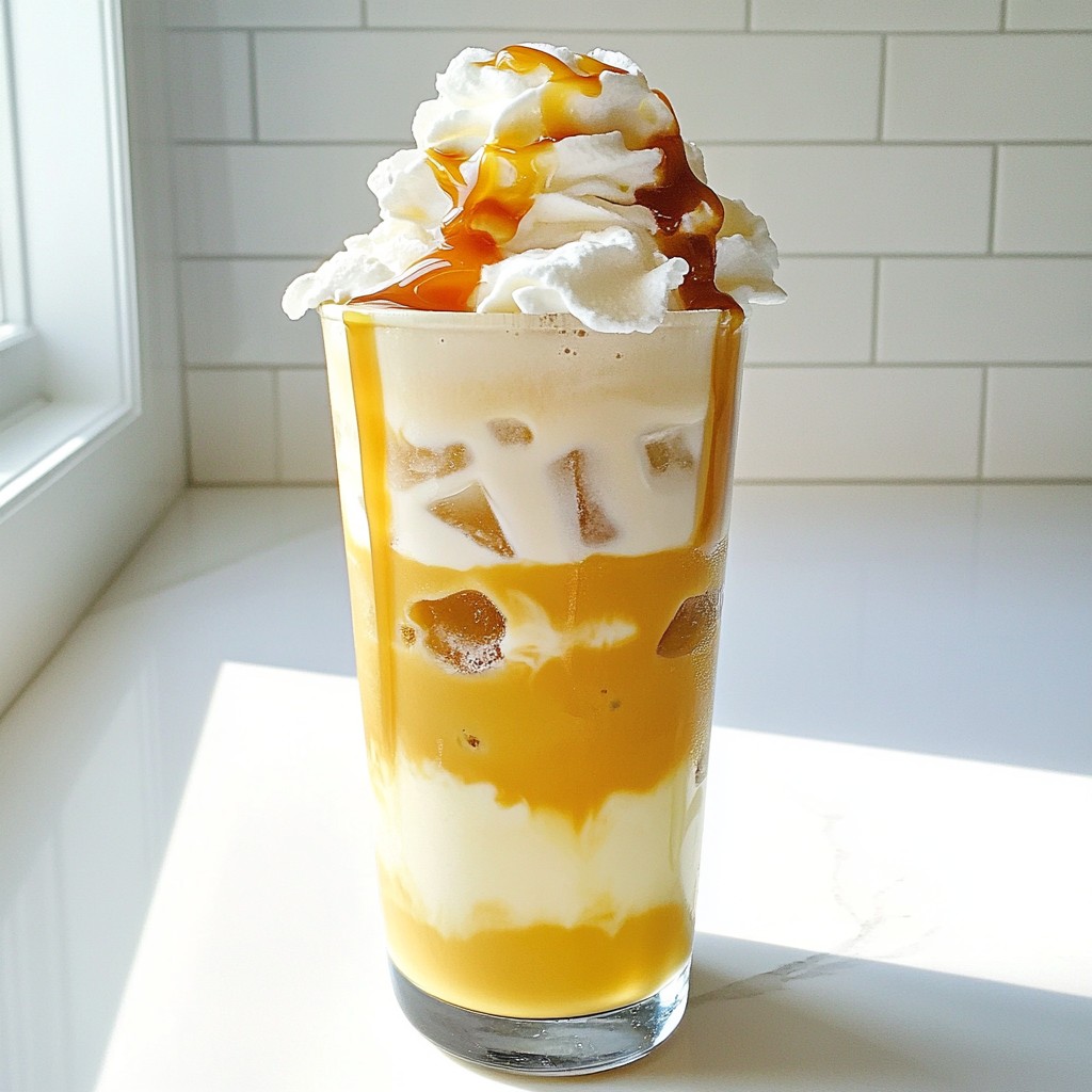 Erfrischender Starbucks DIY Iced Caramel Macchiato