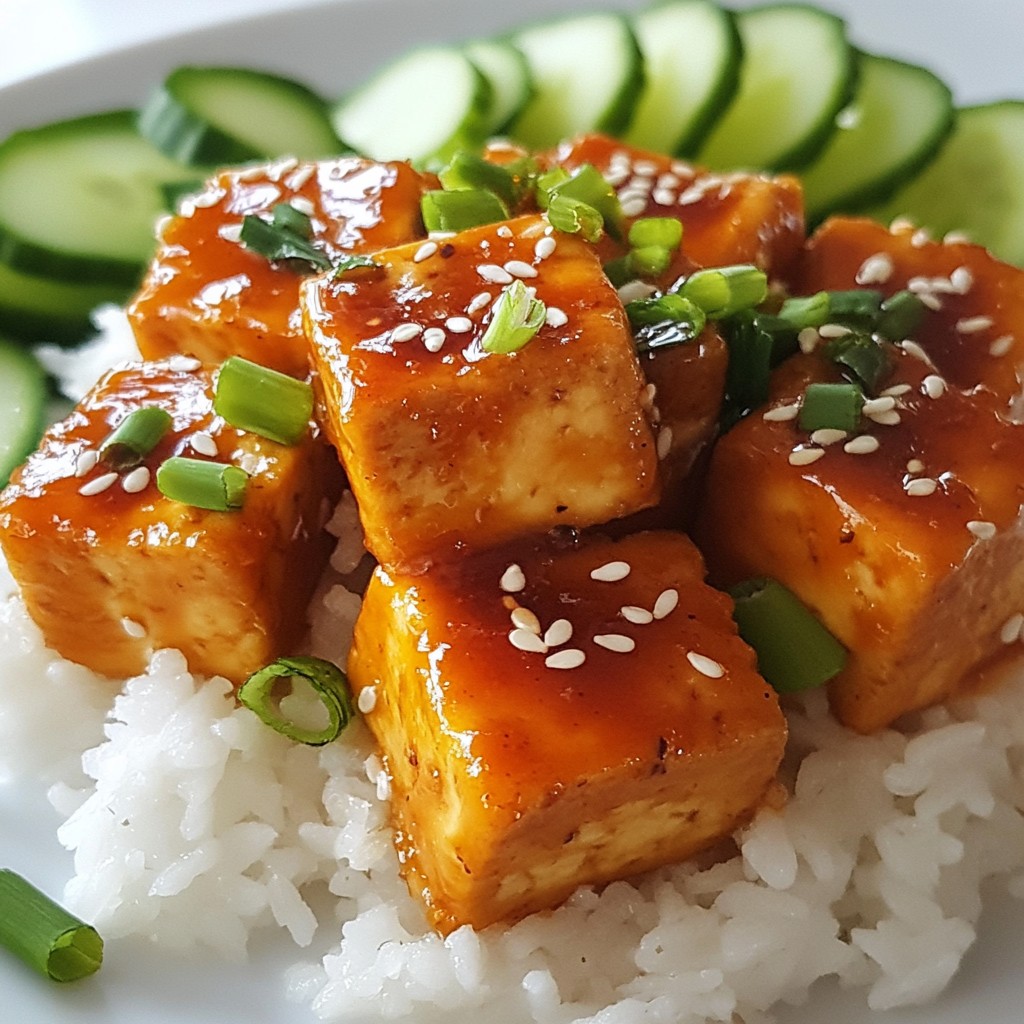 Honey Sriracha Glazed Tofu Lecker und Einfach Zubereiten