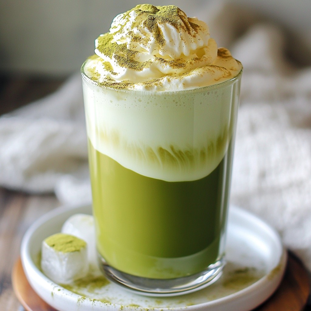Erfrischender Starbucks DIY Matcha Green Tea Latte