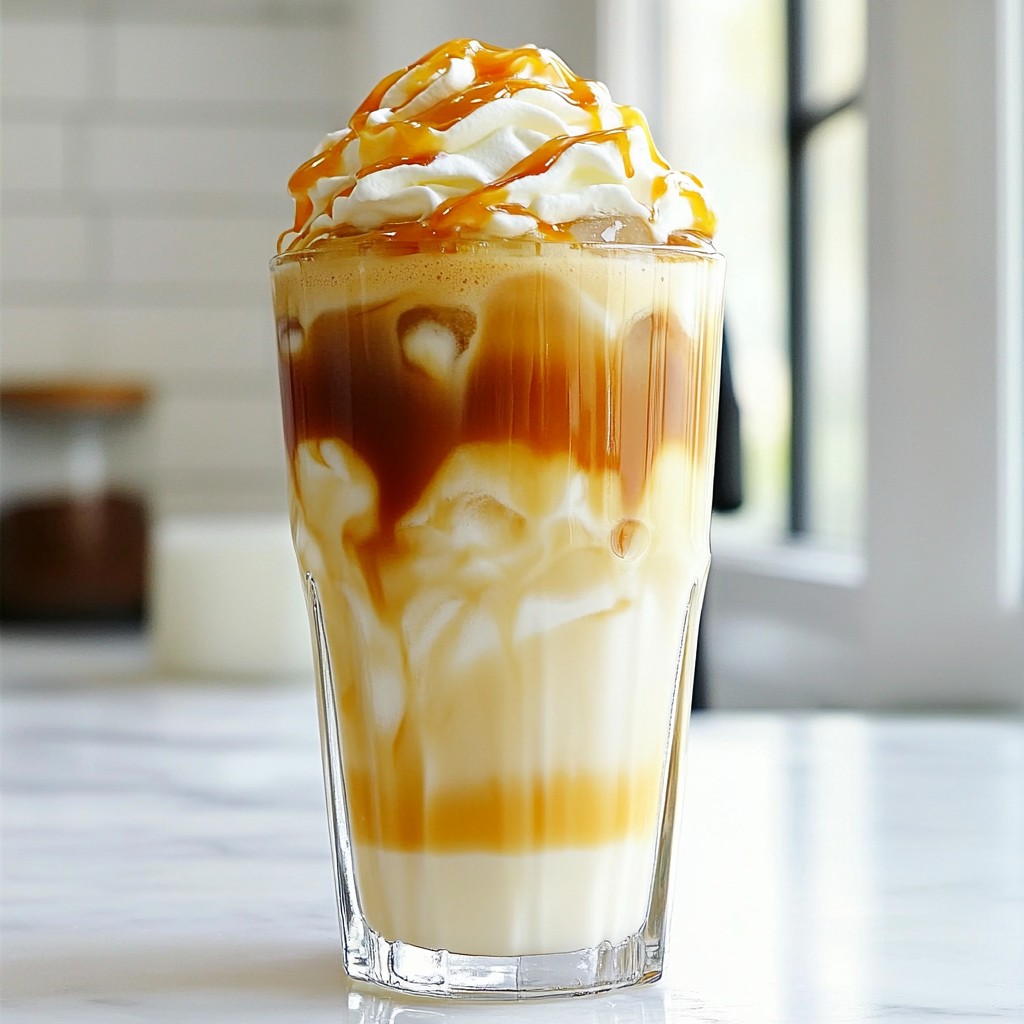 Erfrischender Starbucks DIY Iced Caramel Macchiato