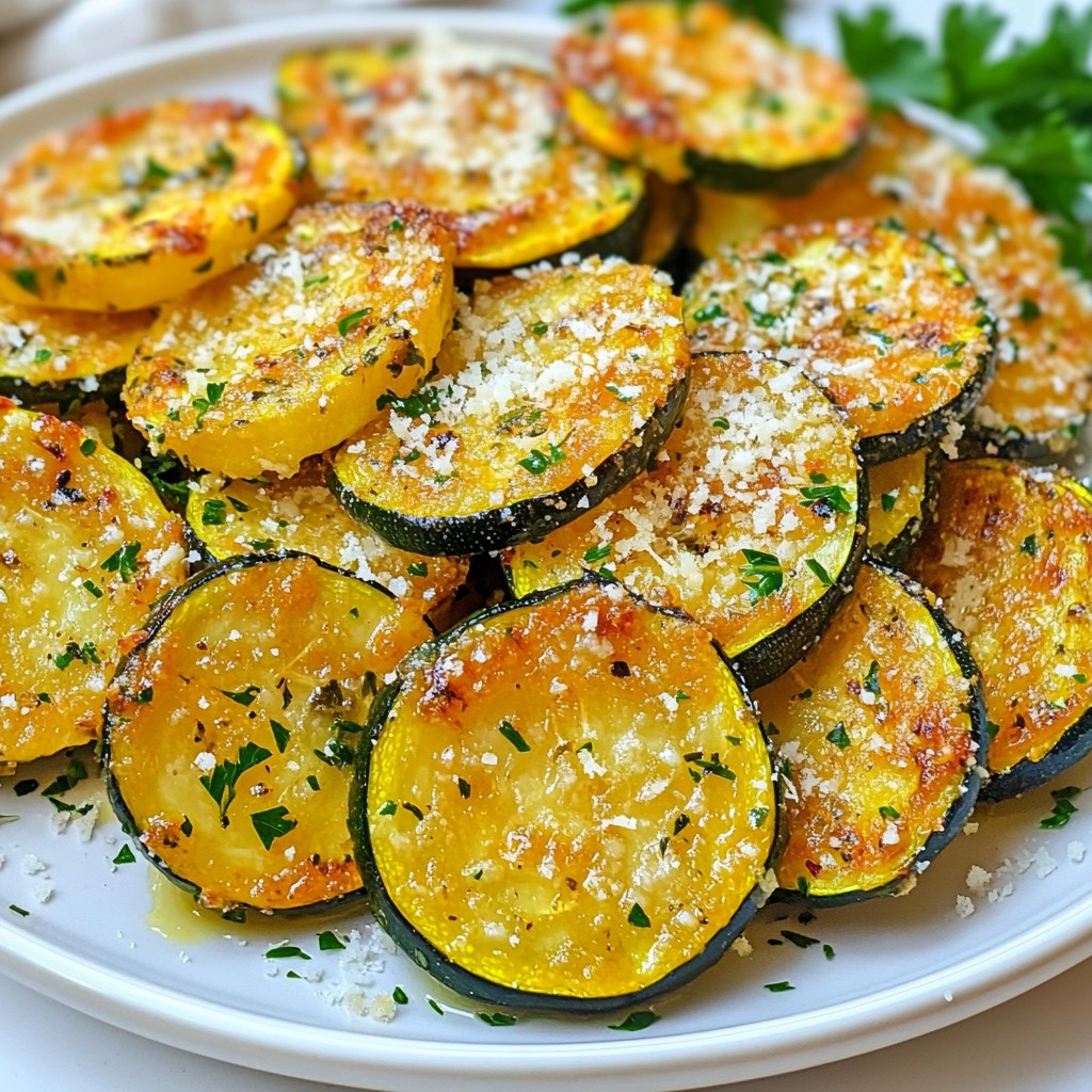 Parmesan Herb Roasted Zucchini Köstlich Rösten