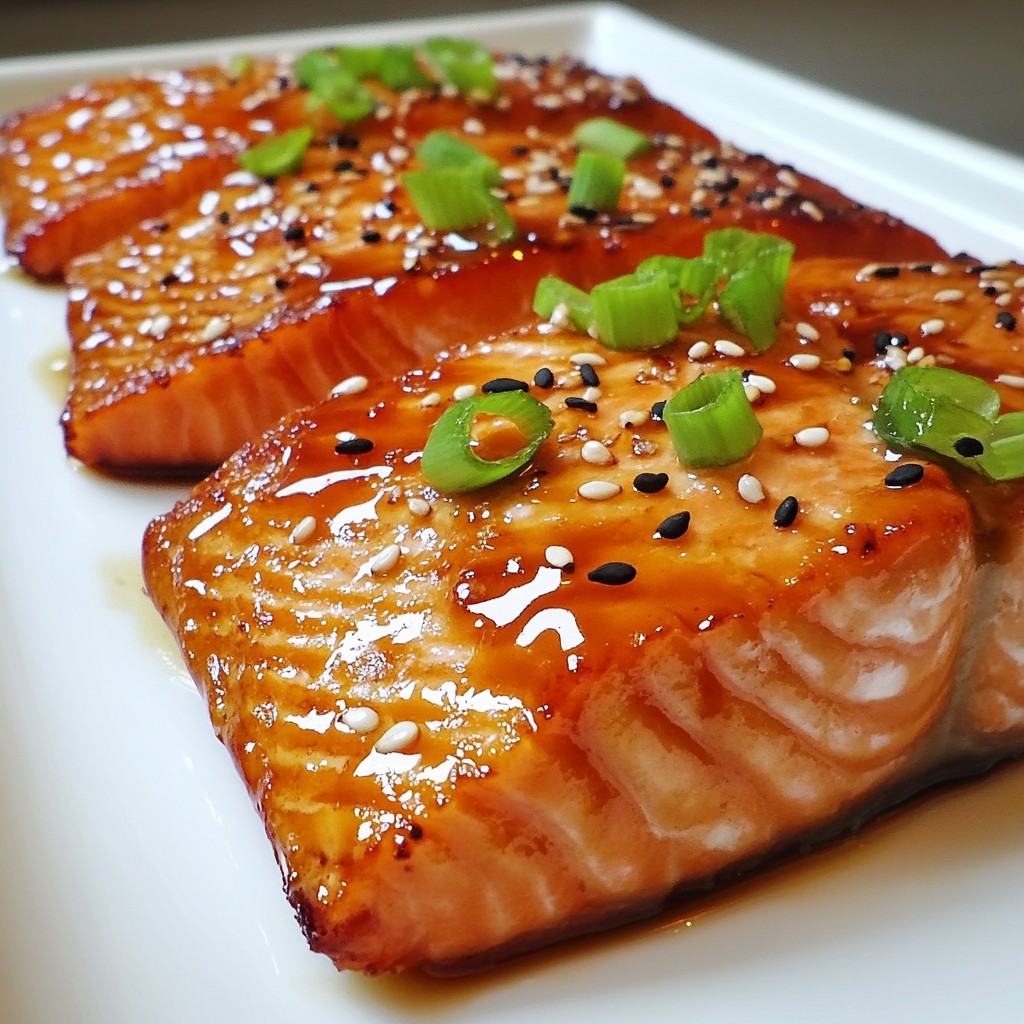 Honey Soy Glazed Salmon Einfaches und Schnelles Rezept