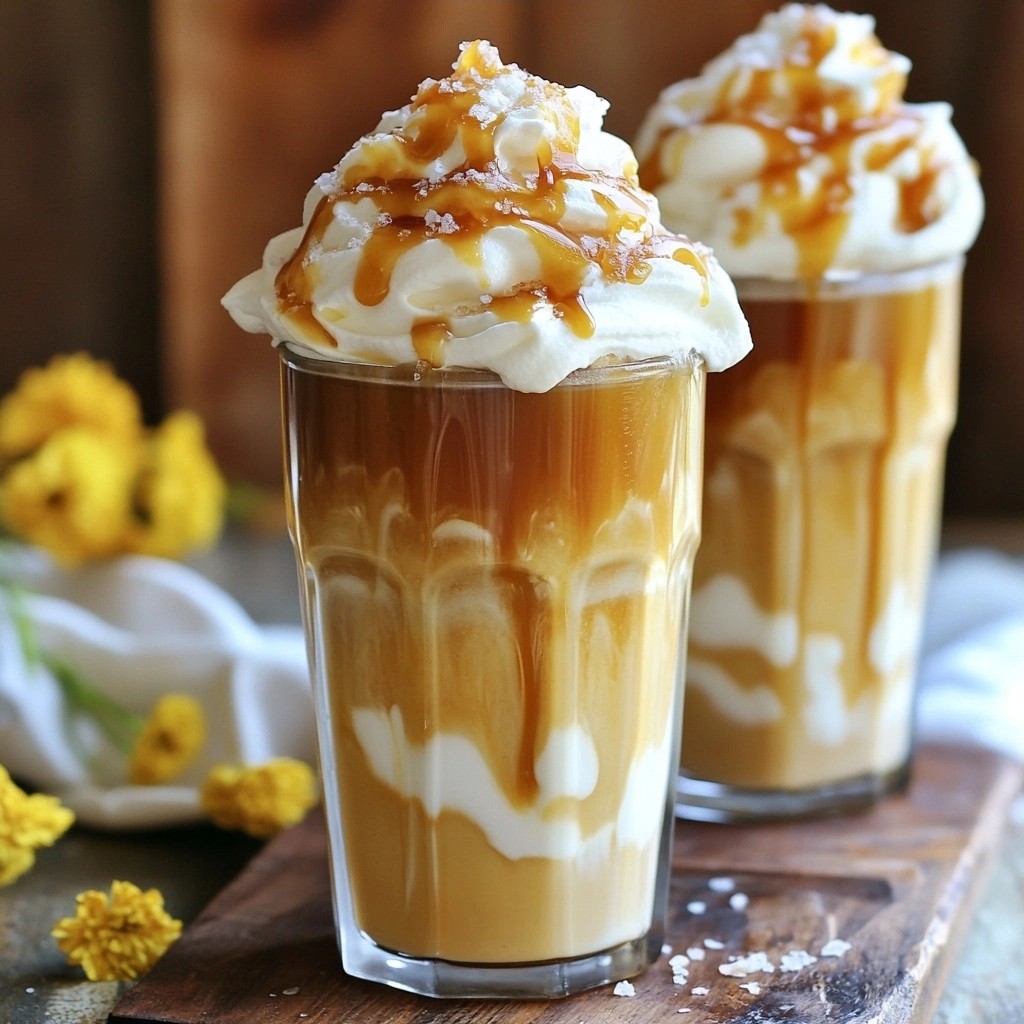 Frothy Starbucks DIY Caramel Cream Coffee Genuss