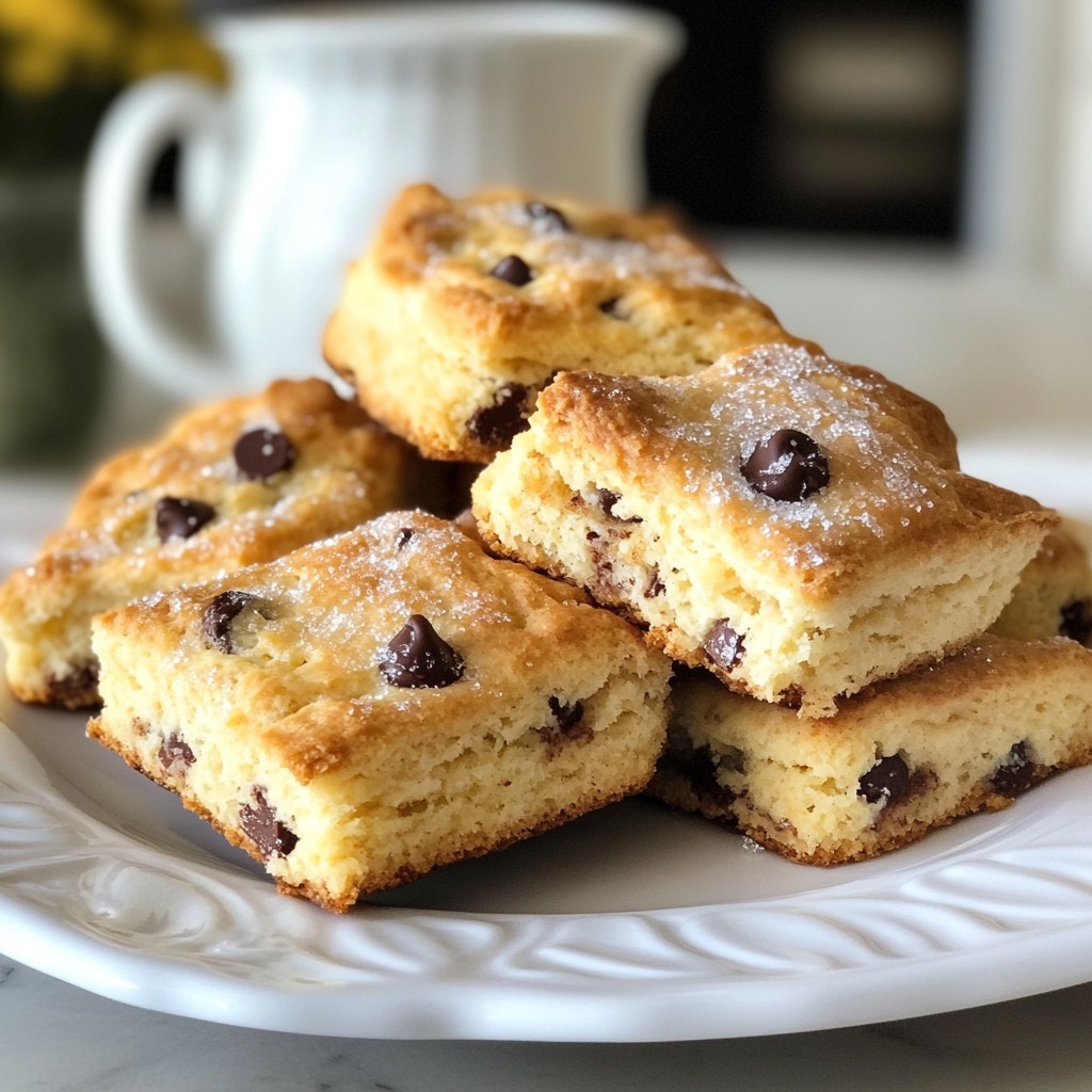 Fluffy copycat recipes Chocolate Chip Scones genießen