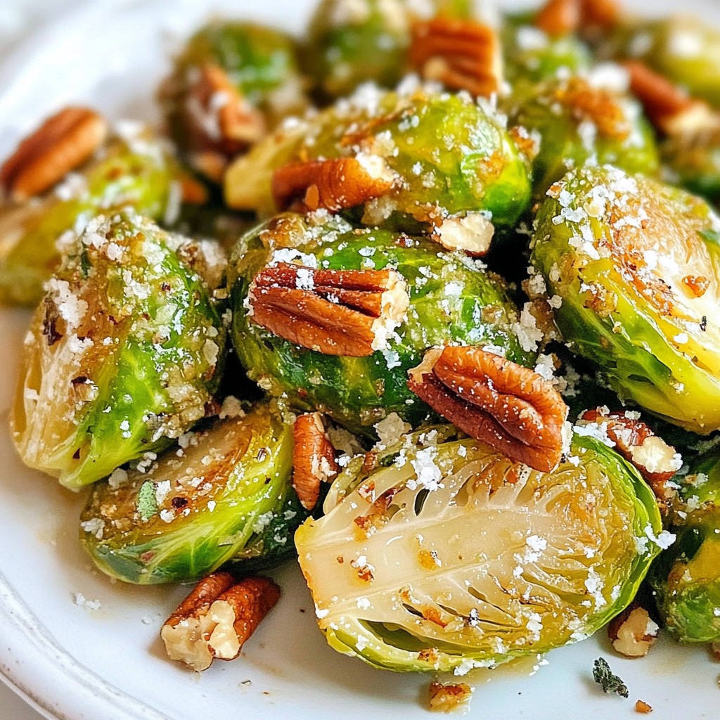 Maple Dijon Brussels Sprouts Köstliches Rezept
