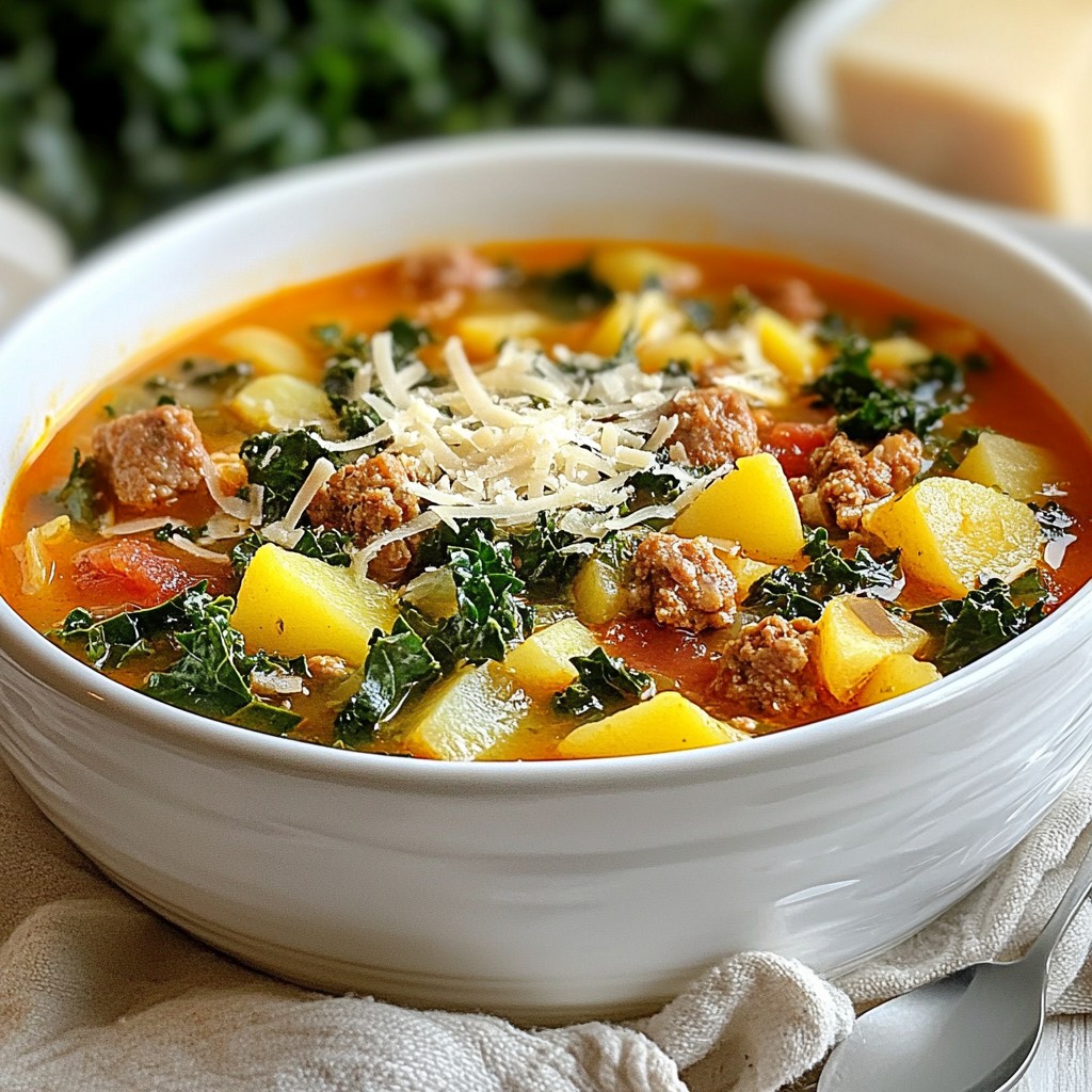 Creamy Olive Garden Copycat Zuppa Toscana fantastisch