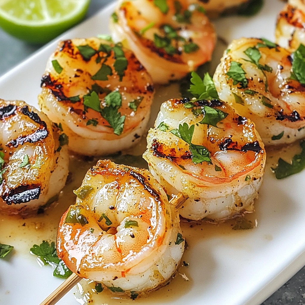 Jalapeno Lime Grilled Shrimp Einfache Grillfreude