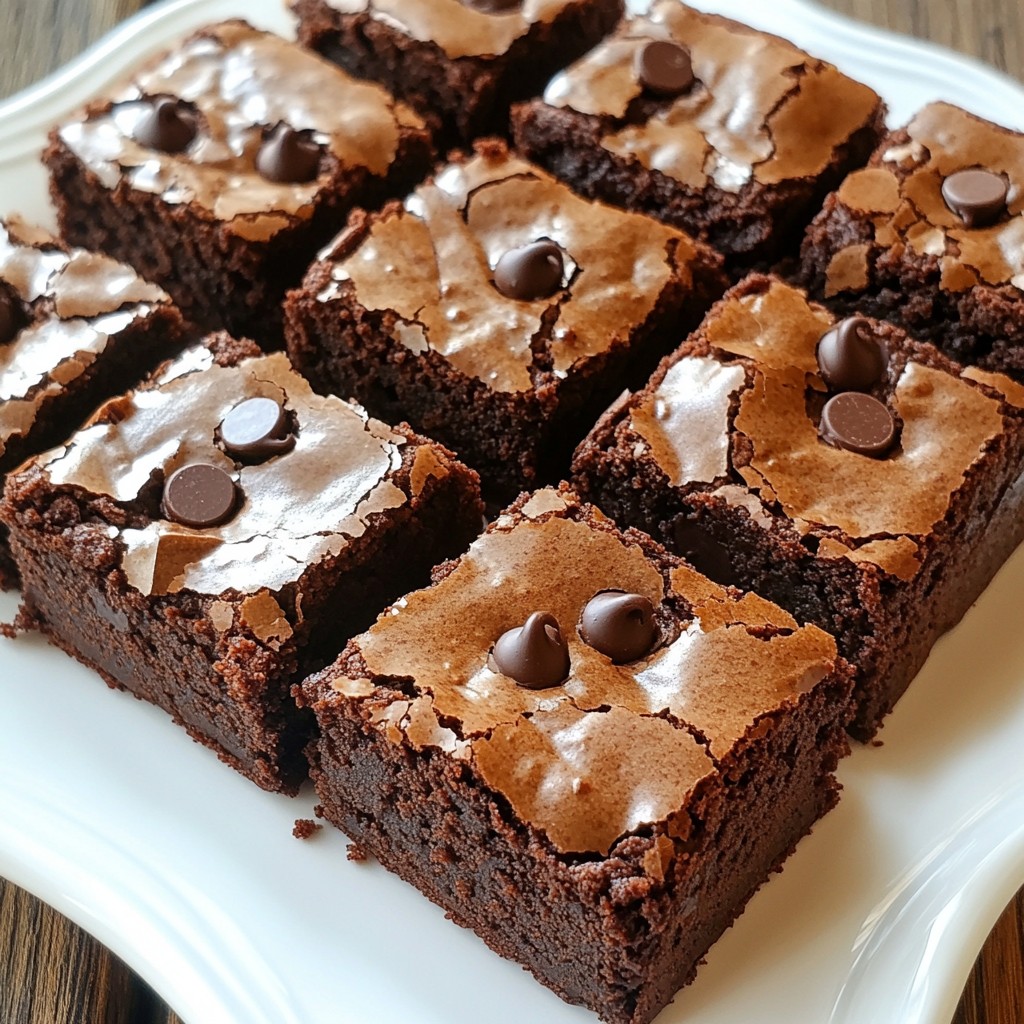 Classic Fudgy Brownies Einfaches und köstliches Rezept