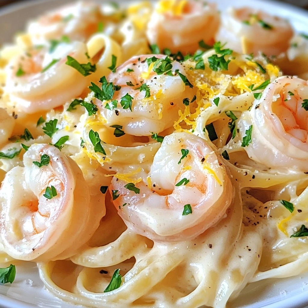 Herzhafte Copycat Rezepte Shrimp Alfredo Linguine