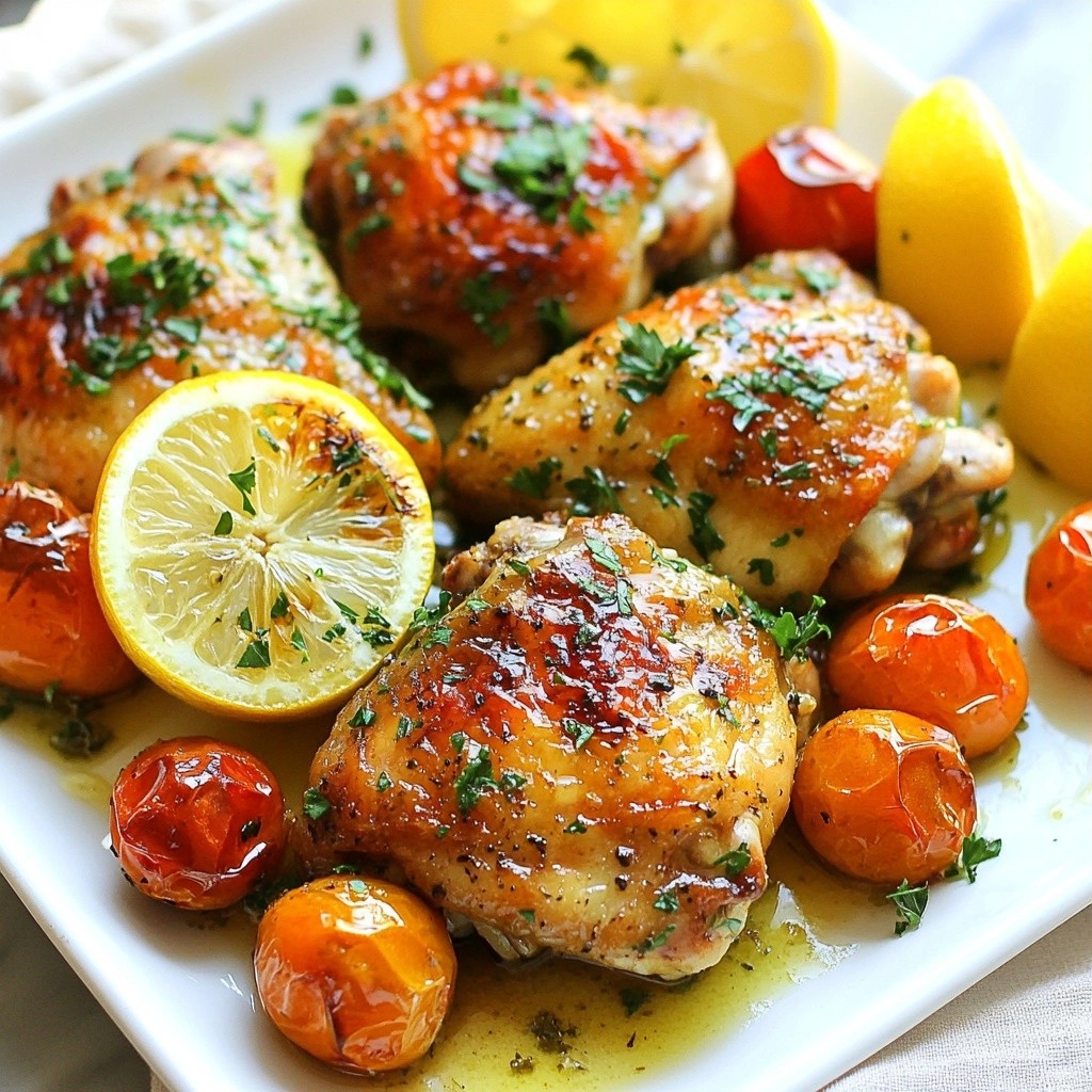 Savory Copycat Recipes Lemon Butter Chicken Thighs