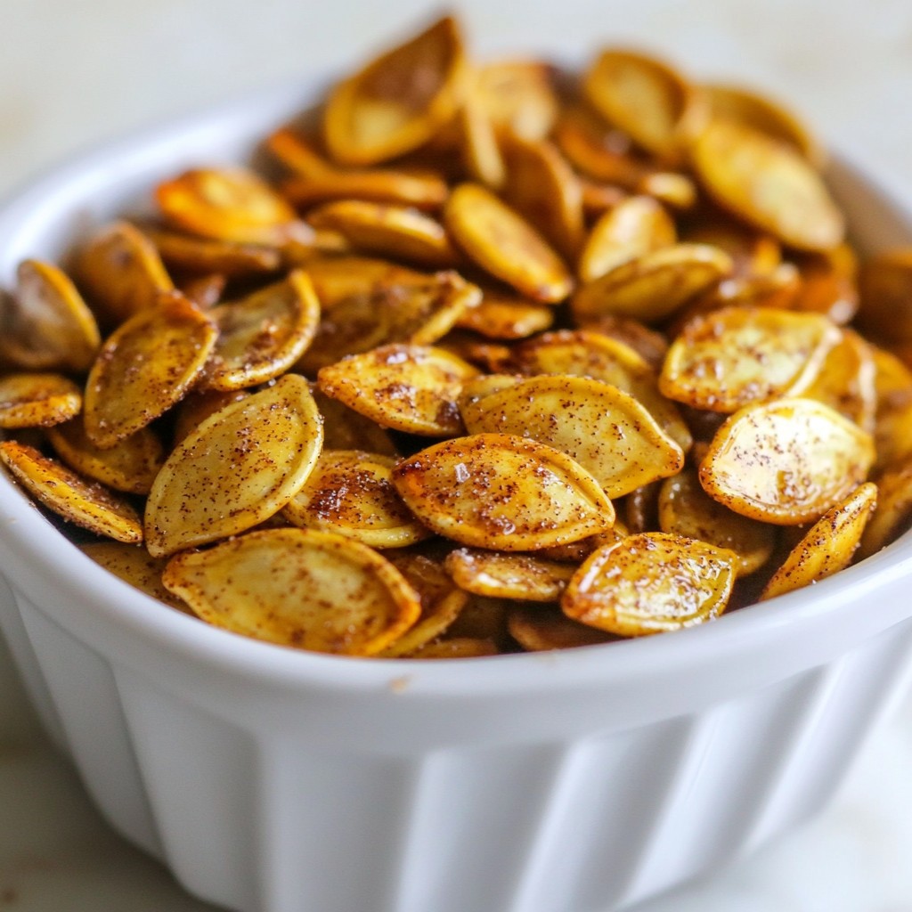 Cinnamon Sugar Pumpkin Seeds Knuspriger Snack Genuss