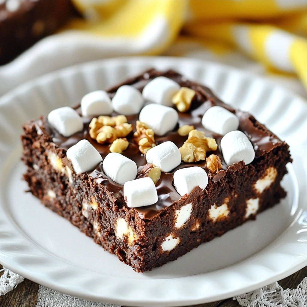 Decadent Copycat Recipes Rocky Road Brownies Rezept