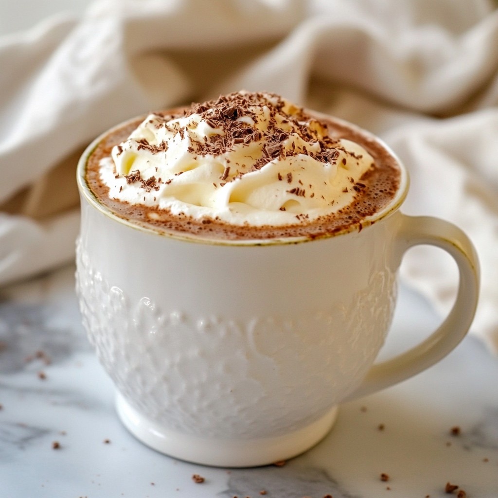 Frothy Starbucks DIY Mocha Latte Einfach zubereiten