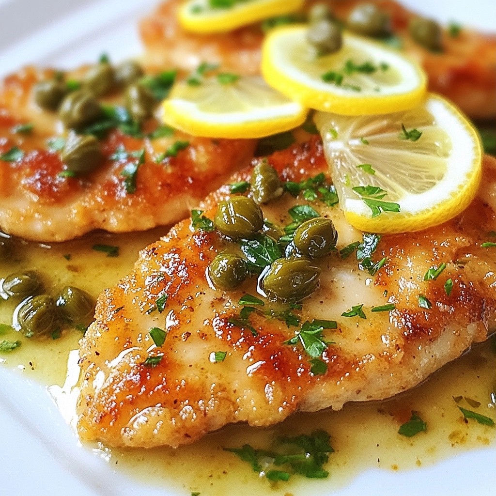 Herzhafte Copycat Rezepte Chicken Piccata Schnell und Einfach