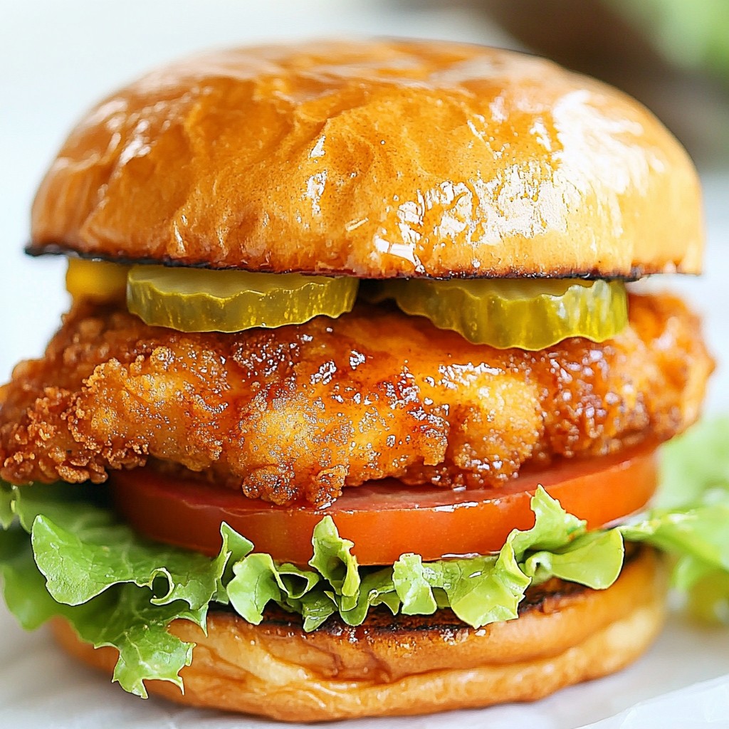 Crispy Chick-fil-A at Home Chicken Sandwich Genuss