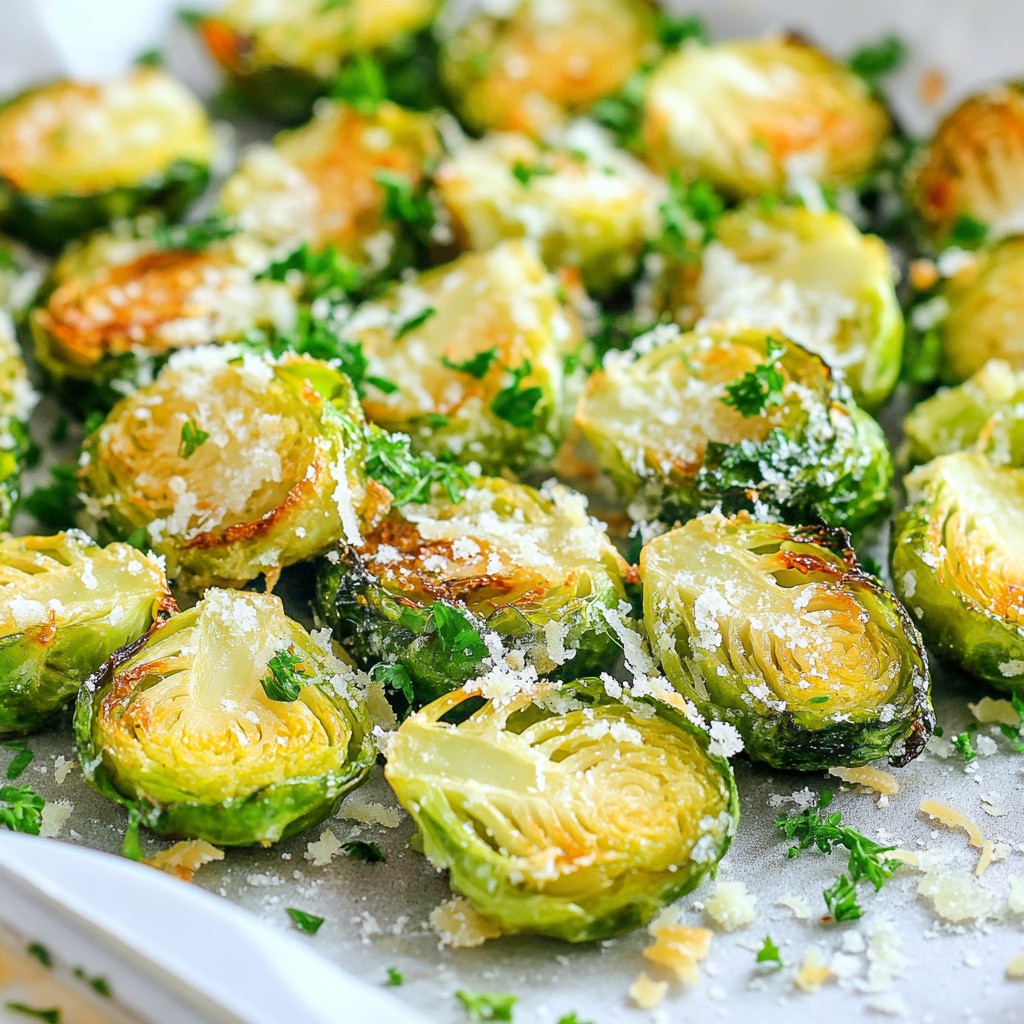 Knoblauch Parmesan Heißluftfritteuse Sprossen Genuss