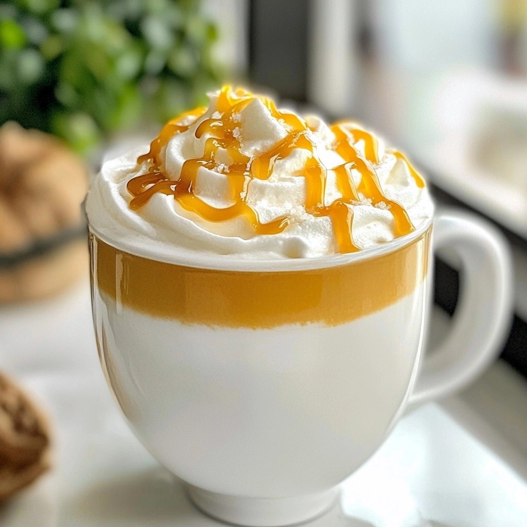 Creamy Starbucks DIY Caramel Latte Einfaches Rezept
