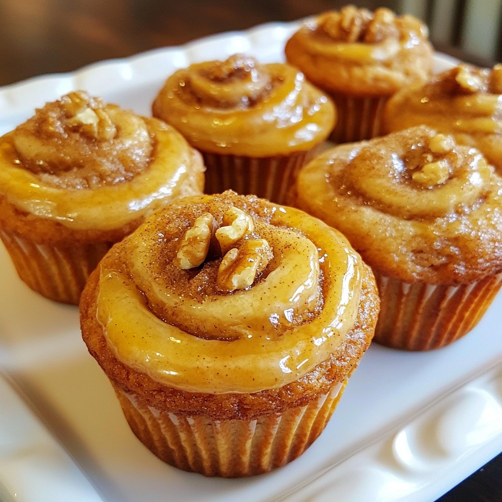 Zimtwirbel Bananen-Muffins Einfaches und Leckeres Rezept