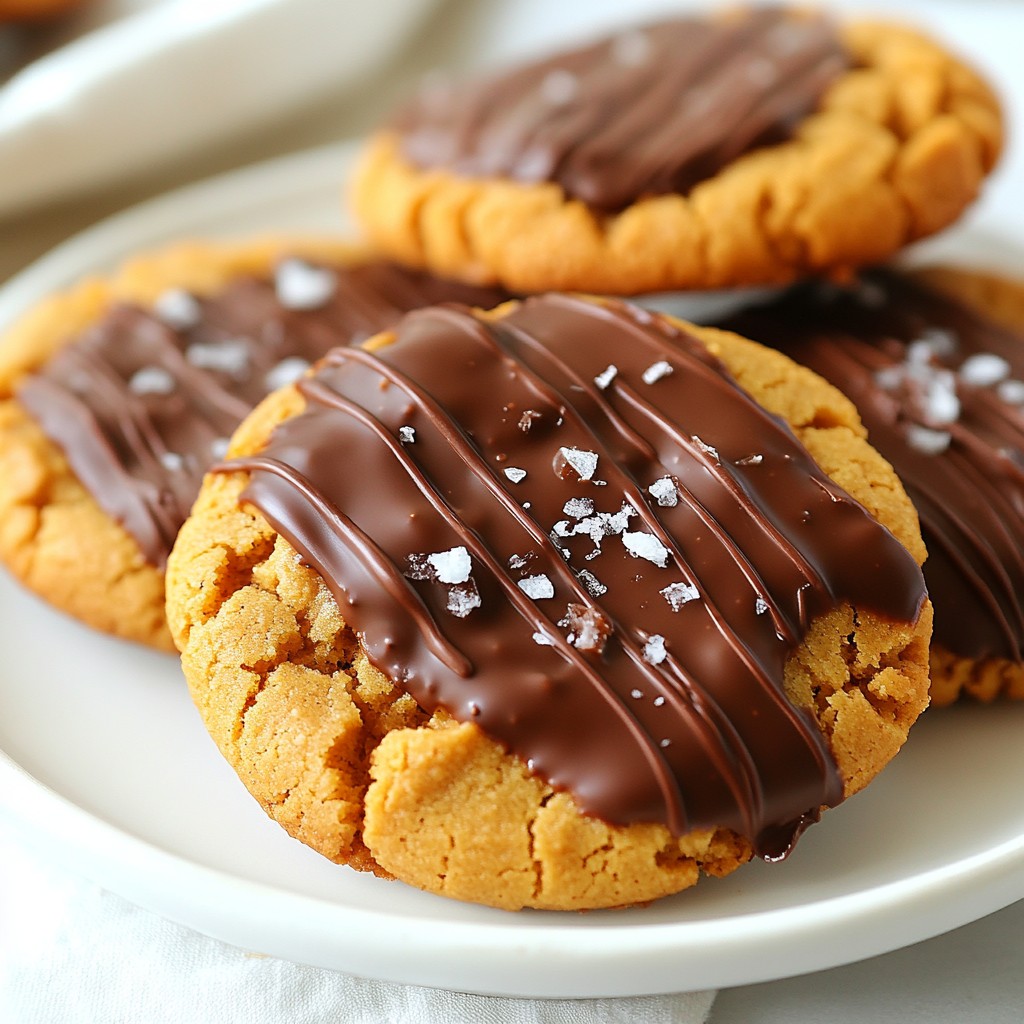 Schokoladendippte Erdnussbutterkekse Rezeptideen