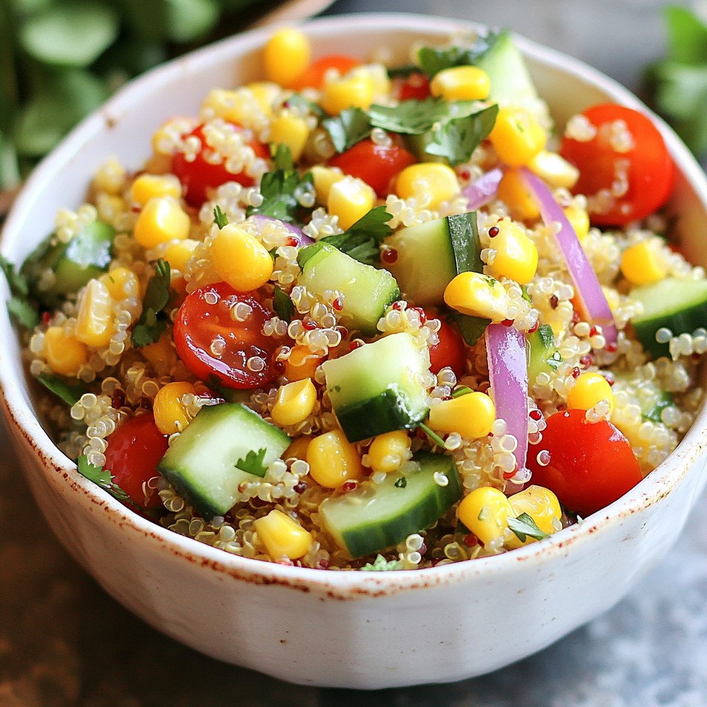 Honig-Limetten-Quinoa-Salat Frisch und Gesund Genießen