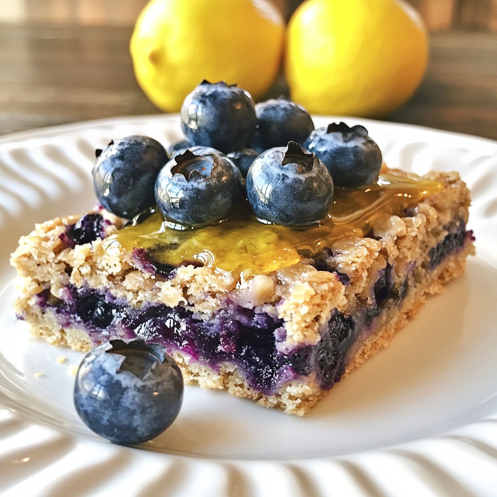 Blaubeer Haferflocken Frühstücksriegel Nährstoffreicher Snack