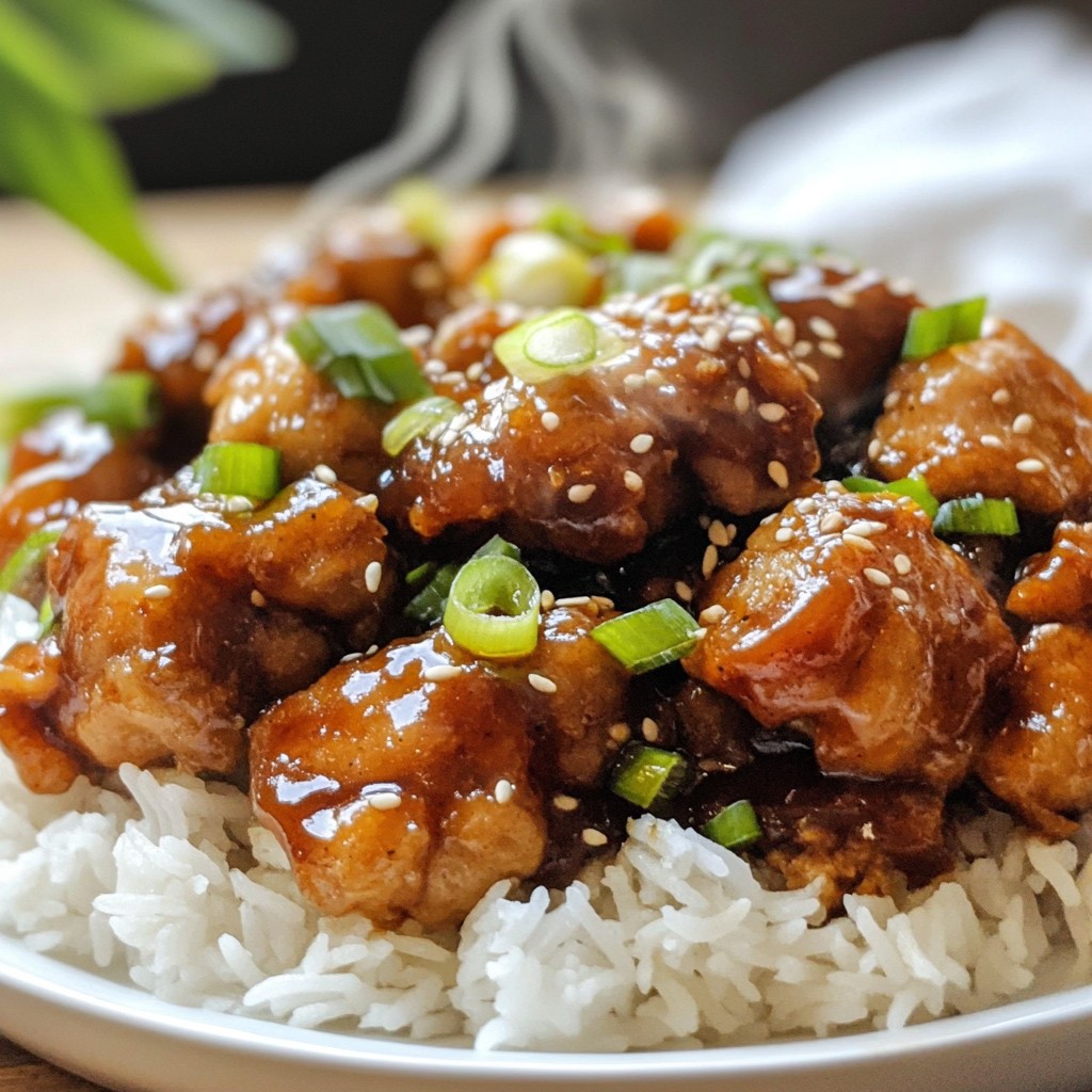 Spicy Copycat Recipes General Tso's Chicken Genuss