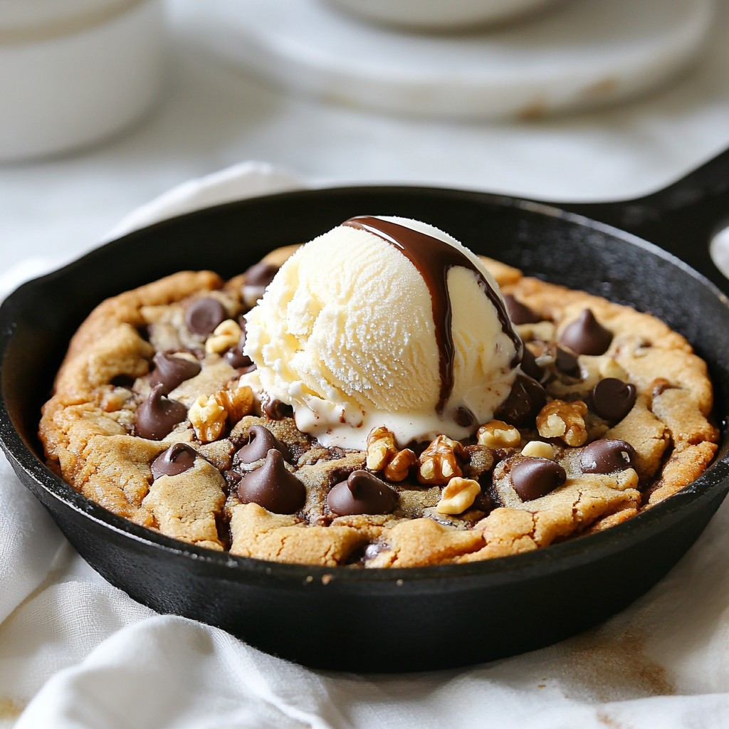 Schokoladenkekspfanne Einfacher Genuss für Alle