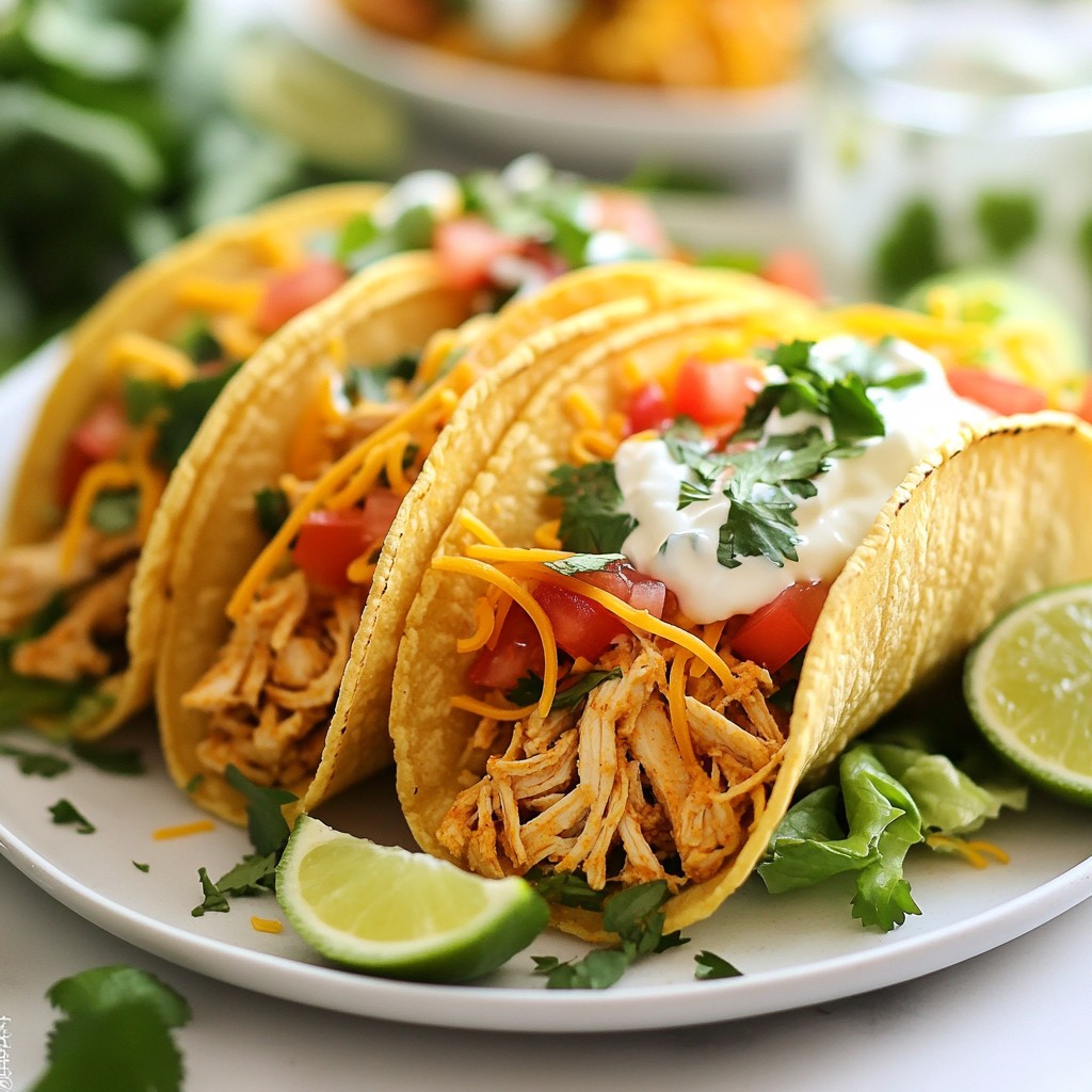 Spicy Ranch Chicken Tacos Einfache und leckere Idee