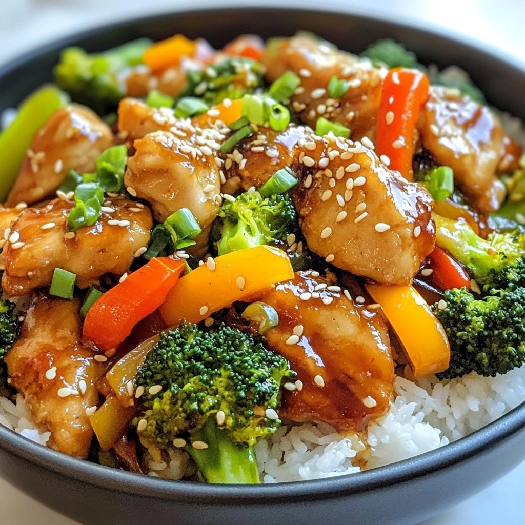 Sizzling Copycat Recipes Teriyaki Chicken Bowls leicht