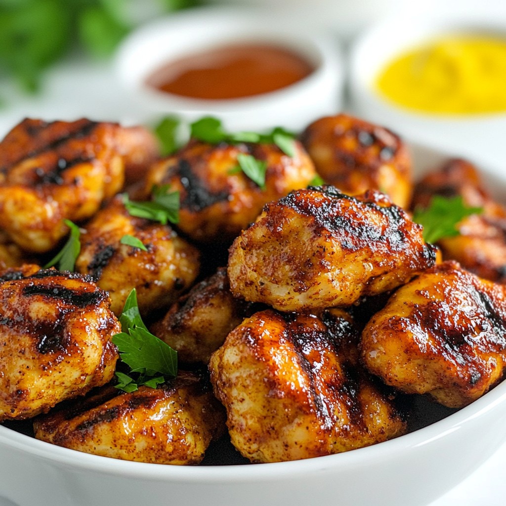 Savory Chick-fil-A at home Grilled Chicken Nuggets