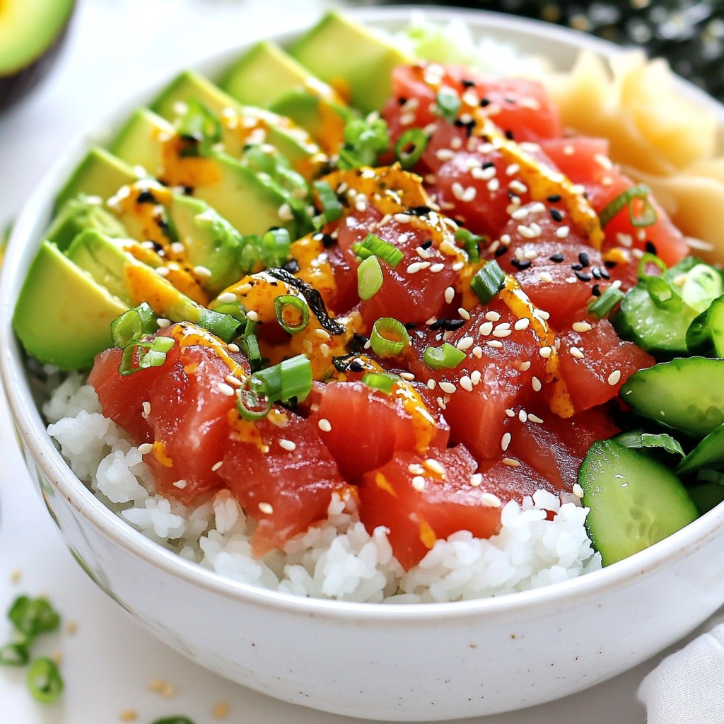 Spicy Tuna Sushi Bowls Einfach und Köstlich Zubereiten