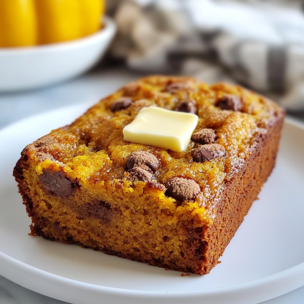 Schokoladenstückchen Kürbisbrot köstlich und einfach