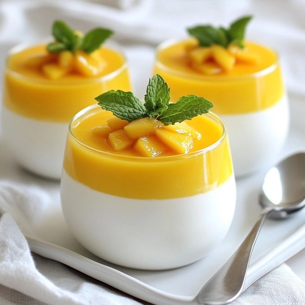 Silky Copycat Recipes Mango Panna Cotta Einfach Genießen