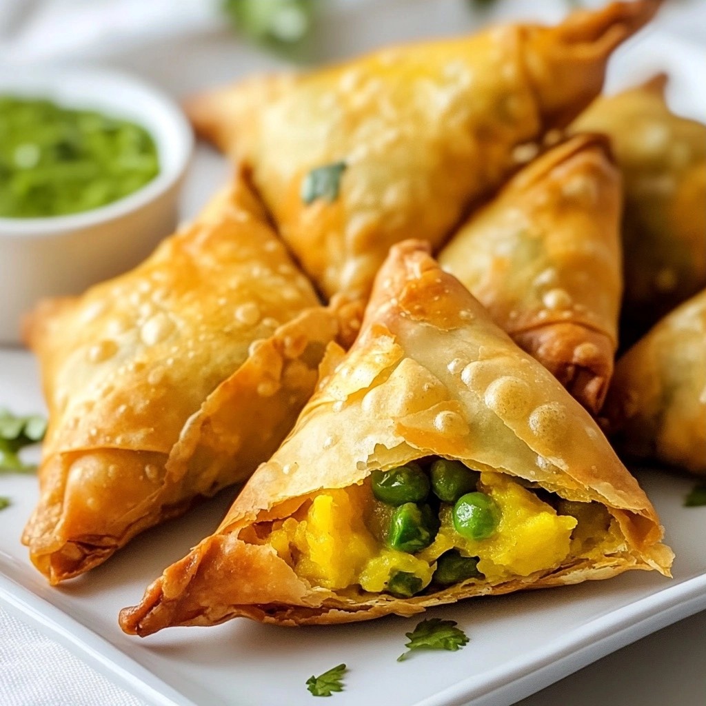 Crunchy Restaurant-Style Vegetable Samosas Rezept