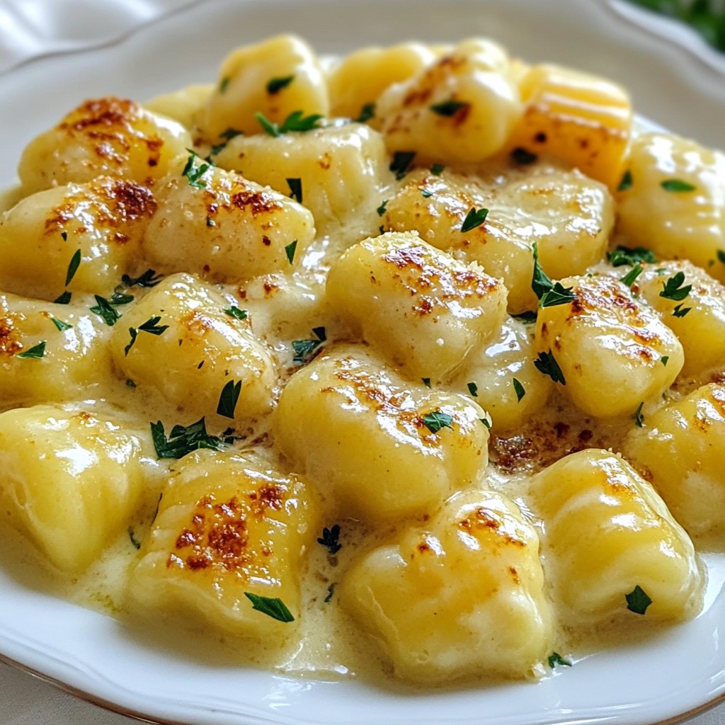 Cremige Knoblauch-Parmesan-Gnocchi einfache Anleitung