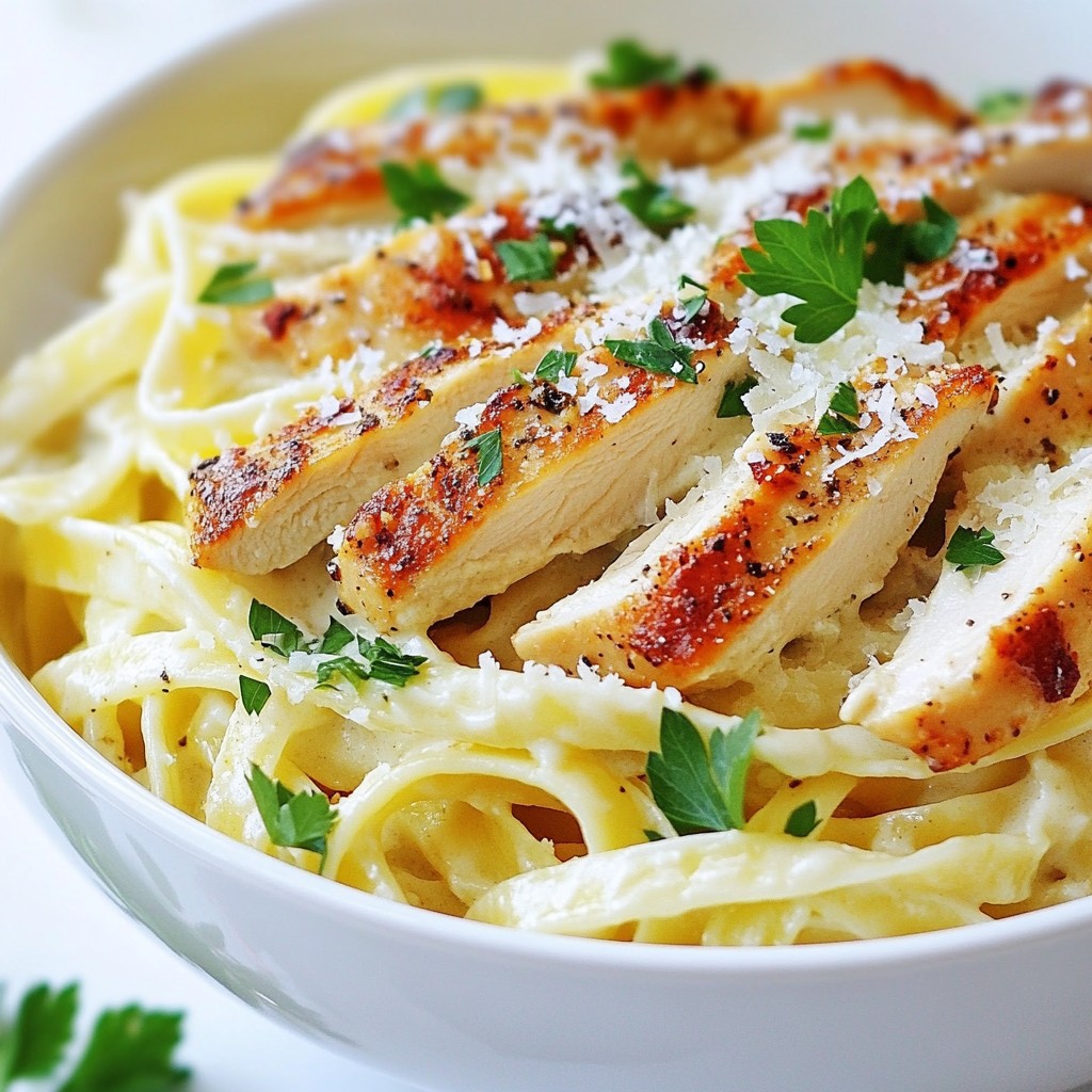 Creamy Olive Garden Copycat Chicken Alfredo Recipe