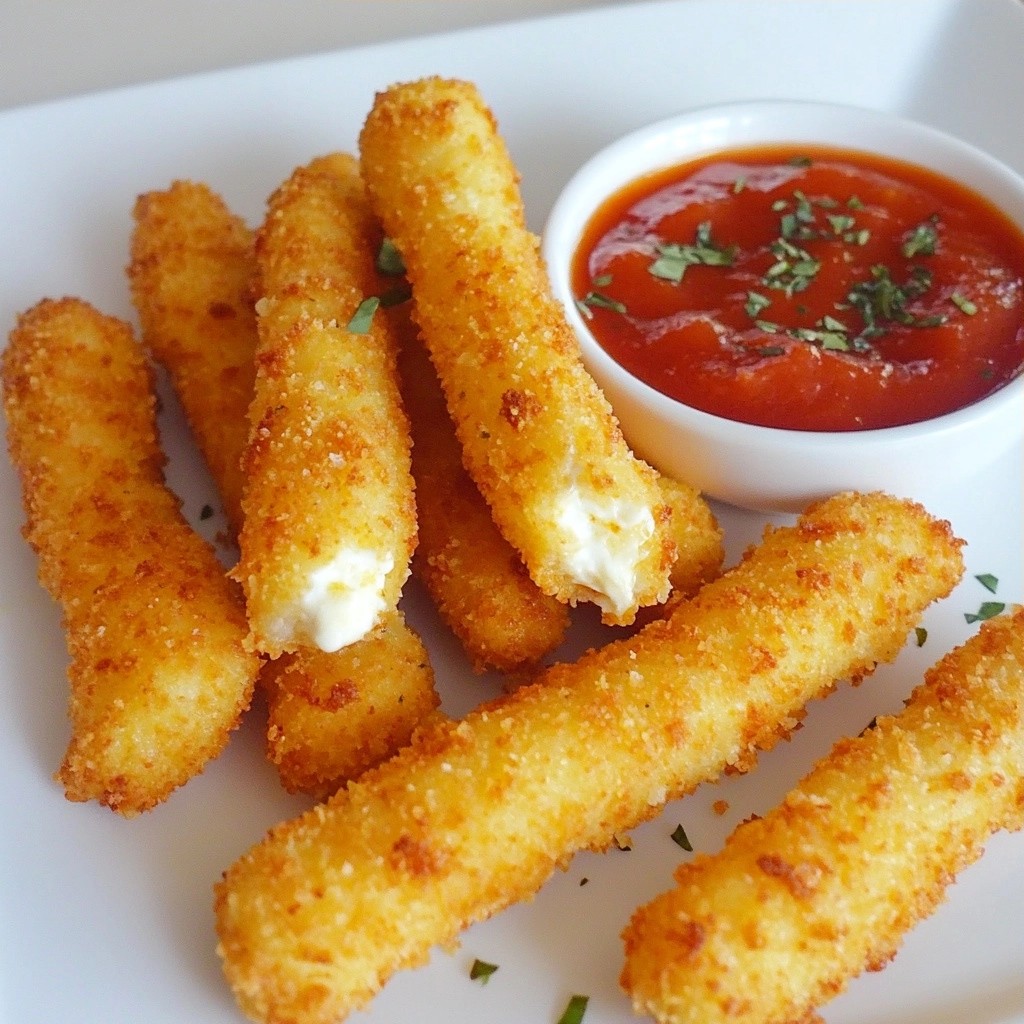 Crispy Copycat Recipes Mozzarella Sticks einfach zubereiten