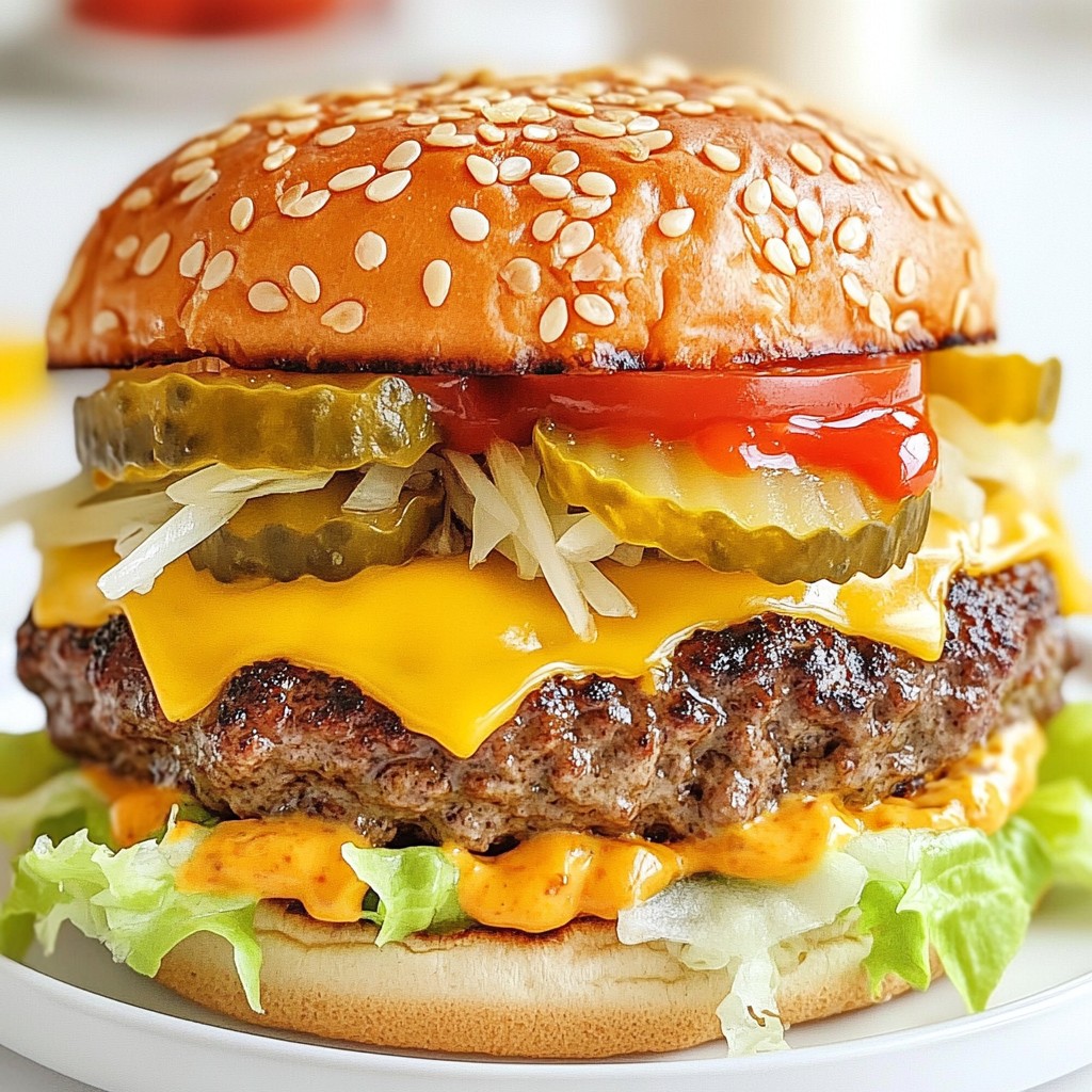 Saftige Copycat Rezepte In-N-Out Doppel-Cheeseburger